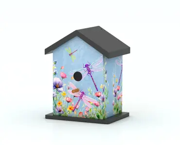 Zest Birdhouse Dragonflies