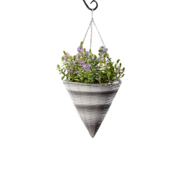 14" Wychwood Faux Rattan Cone - image 1