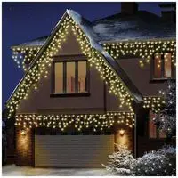 300L Multi Action Frosted Cap Icicles White Cable - Warm White LEDs - image 2