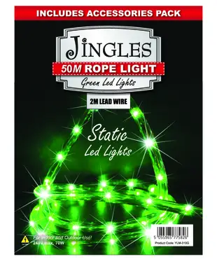 50m Rope Light Green