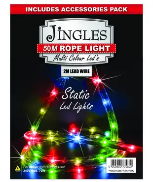 50m Rope Light Multi-colour - image 1