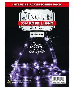 50m Rope Light White