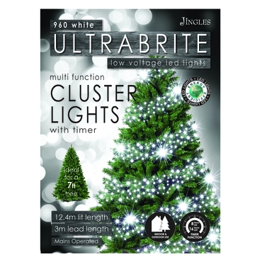 960 WHITE LED ULTRA BRIGHT CLUSTER LED LIGHTS