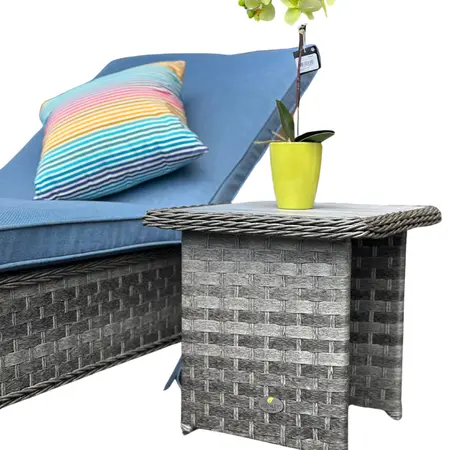 Amalfi Sunlounger with Side Table - image 2