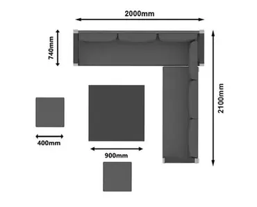 Ashbury Compact Corner Sofa Set - image 6