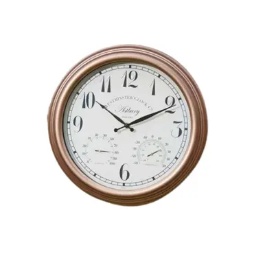 Astbury Clock & Thermometer 12"