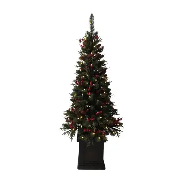 Berrybrook Prelit Potted Tree 4.5ft/137cm