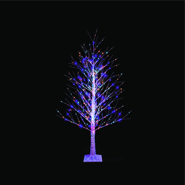 Birch Tree with 560 LEDs Rainbow Twinkle 150 cm - image 2