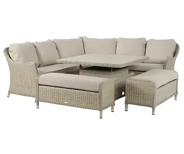 Bramblecrest Monterey Square Sofa with Ceramic Adjustable Table