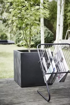 Capi Black Urban Smooth NL Square Planter 125L - image 2