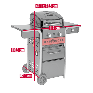 Char-Broil Gas2Coal 2.0 2B Euroflex - image 5