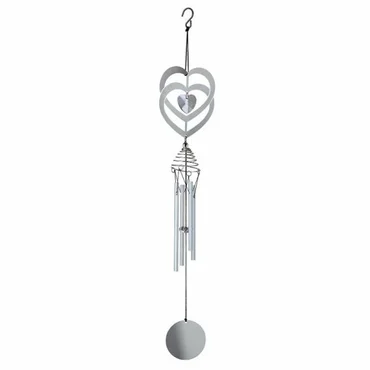 Crystal Heart Windchime