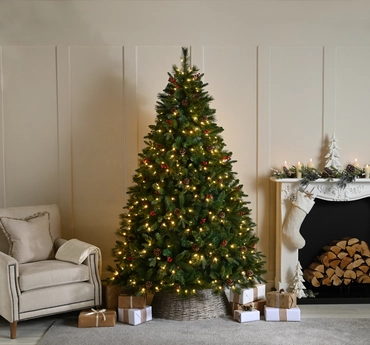 Curraghbinny Fir Prelit Christmas Tree 180cm/6ft - image 3