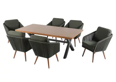 Eden Rectangular 6 Seat Dining Set