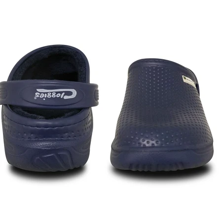 Fleecy Eva Cloggies Shoes Navy Size 5 - image 2