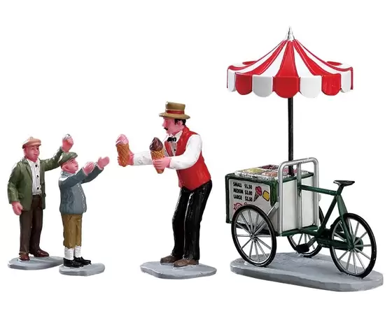 Gelato Cart Figurine (Set of 4)