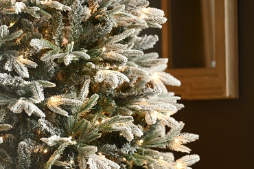 Grays Peak Pine Led Flocked Tree 210cm/7ft - image 4