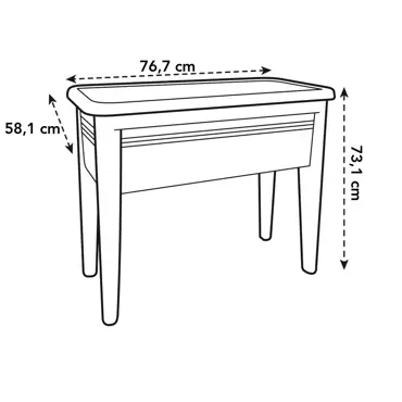 Green Basics Grow Table Super Stone Green XXL - image 4