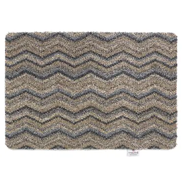 Hug Rug Plains Ribbon Grey Zig Zag 50x75 - image 1