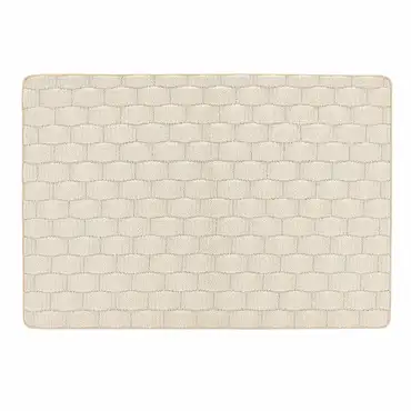 Hug Rug Sculptured Washable Basketweave Ivory 65x85 - image 1