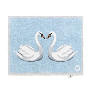 Hug Rug Swan 1 50x75