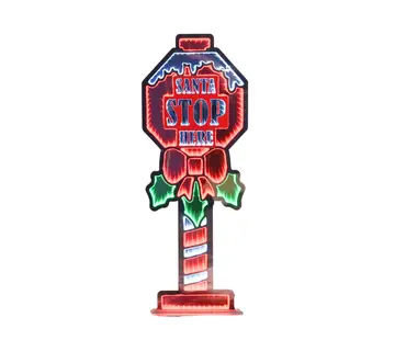Infinity Santa Stop Sign 120cm