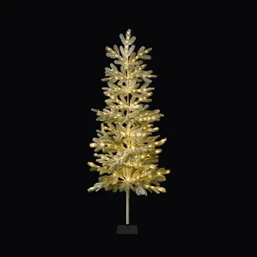 Lit Pine Needle Tree with 220 Warm White LEDs 150cm - image 2