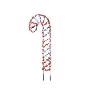 M-A Lit Flexibright  Candy Cane w-151 Red-White LEDs 91 x 29cm 