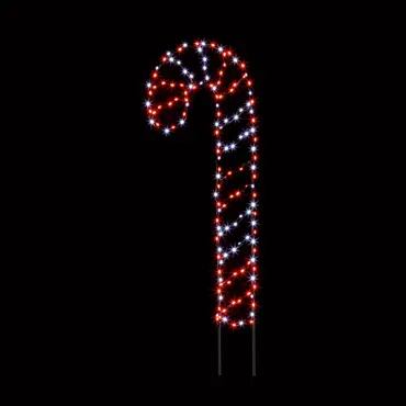 M-A Lit Flexibright  Candy Cane w-151 Red-White LEDs 91 x 29cm  - image 2