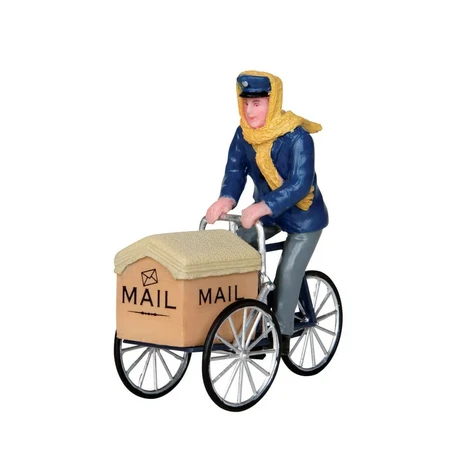 Mail Delivery Cycle Figurine