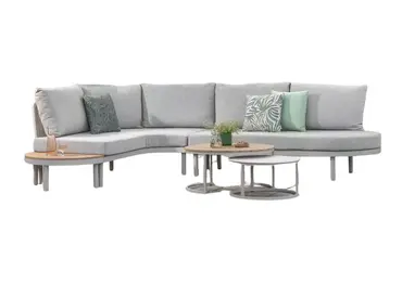 Miami L Shape Sofa with Duo Coffee Table
