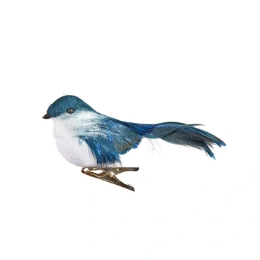 Midnight Blue Robin Clip On 11cm 