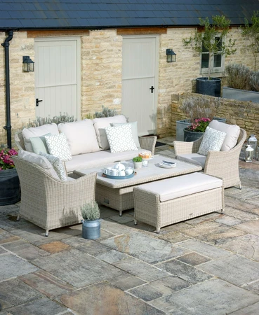 Monterey Sandstone Rattan 3 Seater Sofa - image 4