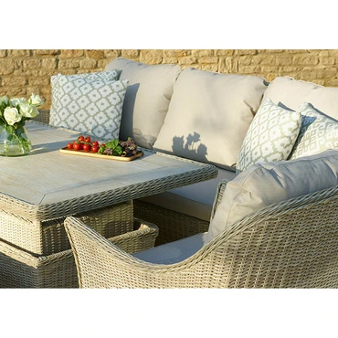 Monterey Sandstone Rattan 3 Seater Sofa - image 3