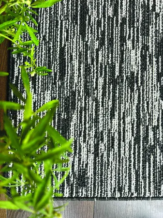 My Stain Resistant Broken Stripe Charcoal 50x80 - image 2