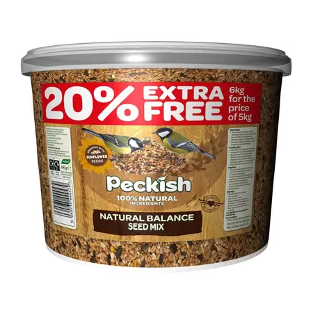 Peckish Natural Balance Seed Tub 5kg + 20% Extra Free