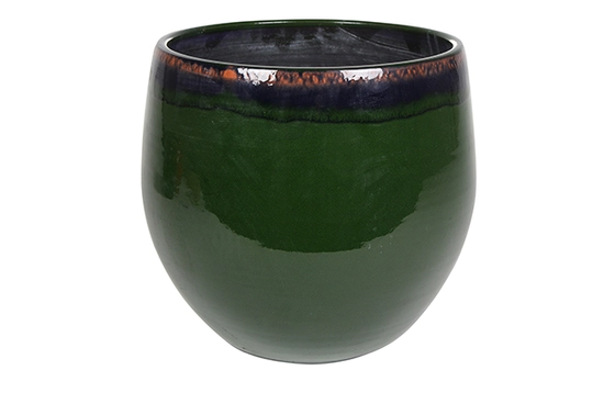 Pot Charlotte Green D33 H30 - image 1