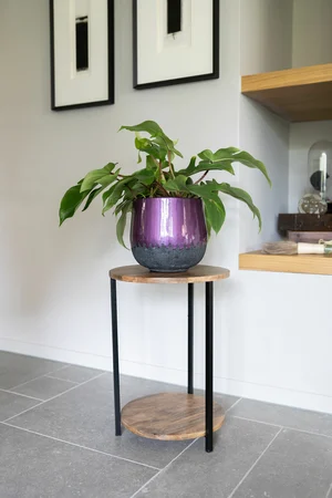 Pot Ninthe Metal Purple D36 H31 - image 3