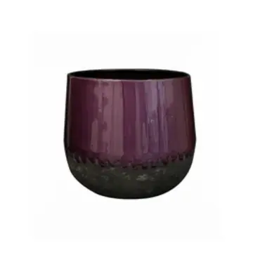 Pot Ninthe Metal Purple D36 H31 - image 1