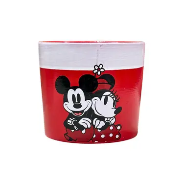 Pot Small Size Mickey & Minnie