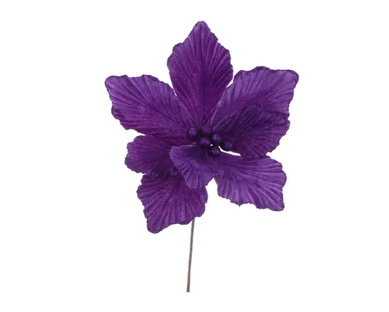 Purple Velvet Magnolia Stem (40cm)