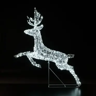 Richmond Leaping Stag 300 Leds Spun Acrylic 1.5m  - image 2