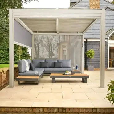 Royce Cube Beige Gazebo 3mx4m