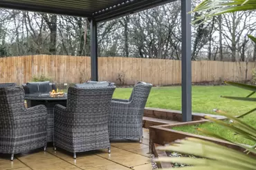 Solar Powered Charlotte Aluminium Slatted Pergola 3M X 3M - image 2