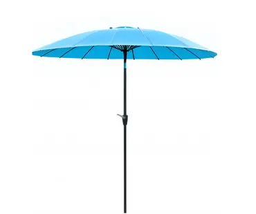 Stürdi Shanghai 2.7m Round Aluminium Parasol (Aqua Blue)