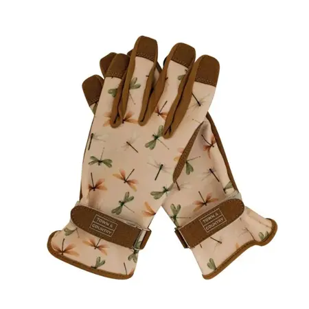 Synthetic Leather Dragonfly Gloves M - image 1