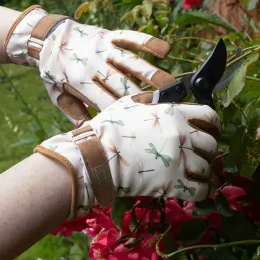 Synthetic Leather Dragonfly Gloves M - image 2