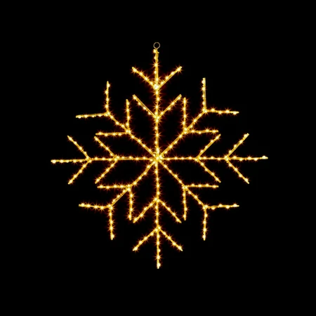 Twinkling Flexibright Snowflake WarmWhite LEDs 61cm  - image 2