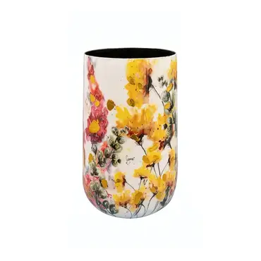 Vase Floral White D13 H20