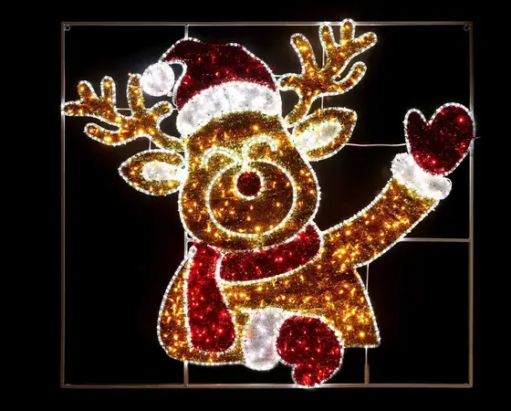 Waving Reindeer (209cm) - image 2